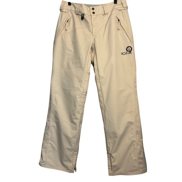 Volcom Women’s Snowboard Jacket & Pants Set Small Brown Y2K Vintage - Picture 10 of 15